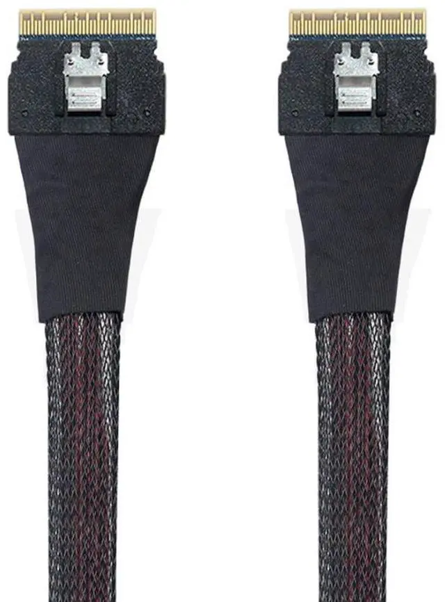 Alt view image 5 of 5 - chenyang CY SFF-8654 8i 74pin Host Male to SFF-8654 74Pin Male PCI-E Slimline SAS 4.0 Target Cable 50cm