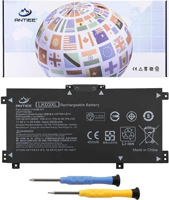 Main image of LK03XL L09281-855 916814-855 Battery for HP Envy X360 15m-cn0xxx cn1xxx cn0011dx cn0012dx bp0xx bp1xx bq0xx bq1xx bq021dx cp0xxx cp0011dx 17m-ae0xx ae1xx ae111dx bw0xxx bw0013dx ce0xxx ce1xxx ce1013dx
