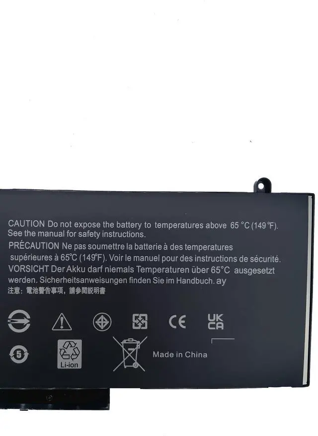 Alt view image 3 of 5 - YXKC Batterymarket New 6MT4T Laptop Battery Compatible with Dell Latitude E5470 E5570 Precision 3510 0HK6DV 079VRK TXF9M 0TXF9M - 7.6V 62Wh