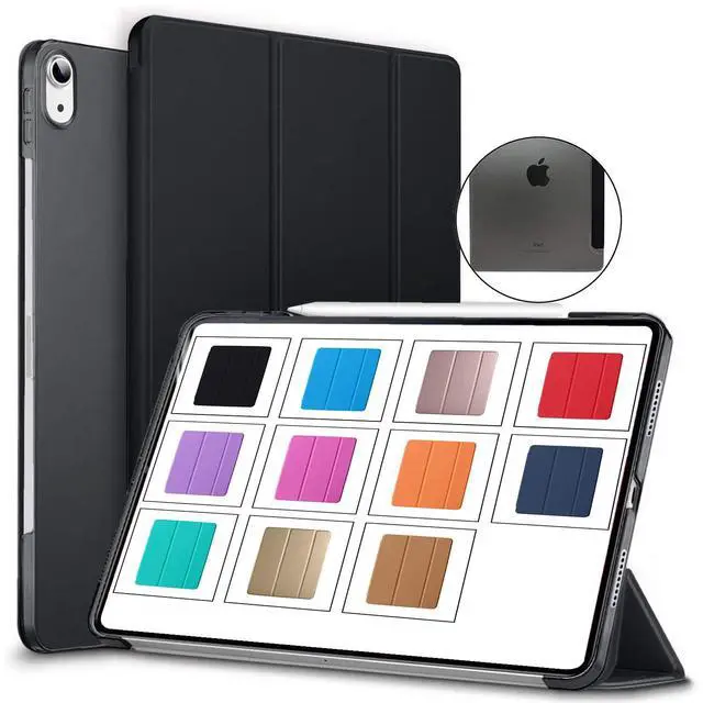 Main image of DuraSafe Cases for iPad PRO 11 Inch 1 Gen 2018 [ PRO 11 1st ] A1980 A1934 Slim Lightweight Protective Frosted PC Dual Angle Stand Front & Back Cover - Coal