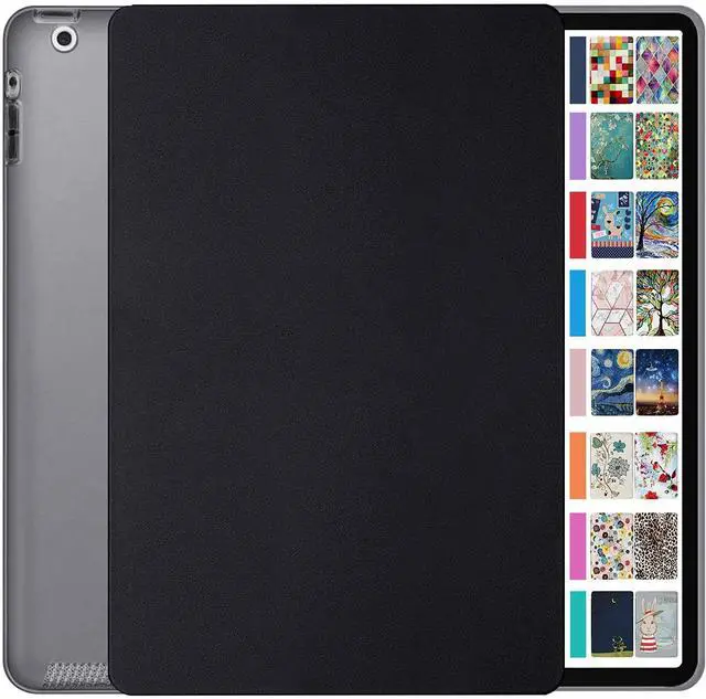 Main image of DuraSafe Cases for iPad 9.7 inch Old Model 2 3 4 Gen Case A1458 MD513LL/A A1416 MC705LL/A MD328LL/A MD333LL/A MD336LL/A A1395 MC769LL/A MC954LL/A MC960LL/A MC979LL/A A1459 MD514LL/A MD511LL/A - Black