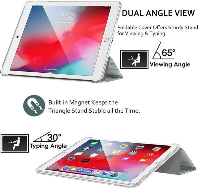 Alt view image 4 of 5 - DuraSafe Cases for iPad Pro 12.9 2 Gen Transparent Back Case A1670 MQDC2LL/A MQDD2LL/A MQDA2LL/A A1671 MP6H2LL/A MP6J2LL/A MP6G2LL/A MPL02LL/A MPL12LL/A A1821 MQEF2LL/A MQED2LL/A - Bunny Hat