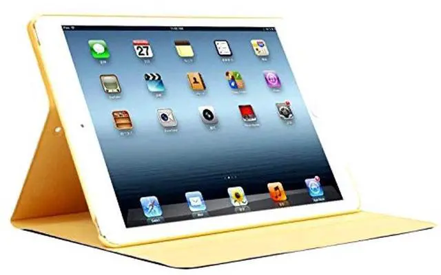 Alt view image 5 of 5 - DuraSafe Cases for iPad Pro 11 2nd Gen Printed Folio Case A2228 MY232LL/A MY252LL/A A2068 A2230 MXDC2LL/A MXDE2LL/A MXDD2LL/A MXDF2LL/A A2231 MY332LL/A MY342LL/A MXEW2LL/A MXEY2LL/A - Color Grid