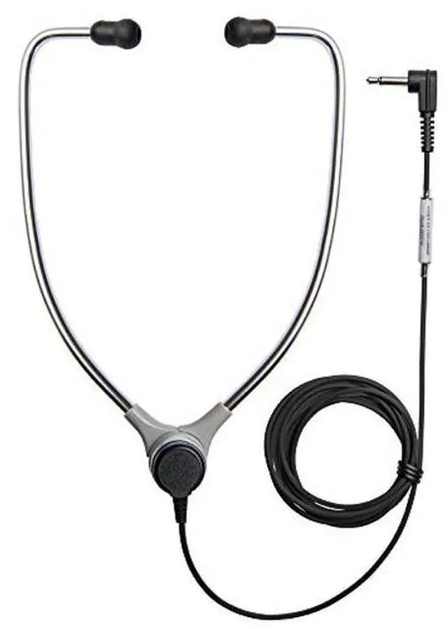 Main image of ECS-AL-60 SAET Aluminum Stetho Style Headset with Soft Eartips