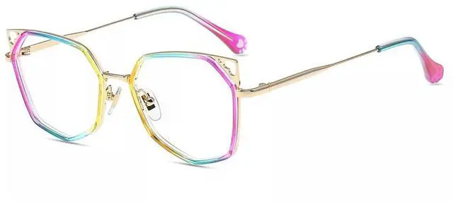 Main image of Firmoo Women Cat Eye Blue Light Glasses, Stylish Cat Ears Blue Light Blocking Glasses for Computer, Game, TV, Multicolor