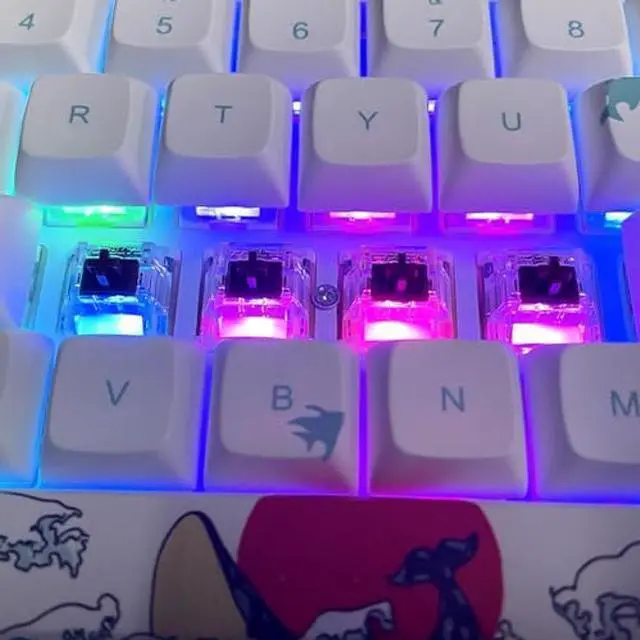 Alt view image 4 of 5 - DRAOZA Gateron G Brown Pro 3.0 Switches,5-Pin Pre Lubed RGB SMD Tactile Switches for MX Gaming Mechanical Keyboard (G PRO 3.0,Brown,72PCS)