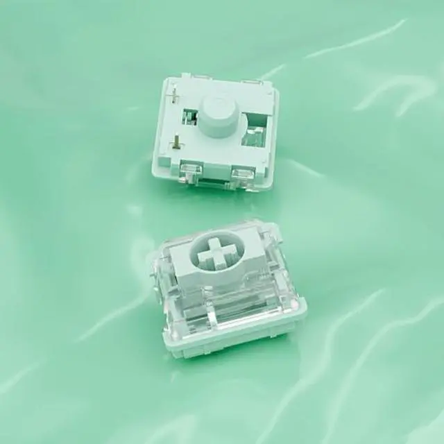 Alt view image 4 of 5 - Gateron Low Profile 2.0 Jade Keyboard Switch for Mechanical Gaming Keyboard,Tactile 3-Pin 65gf SMD LED Pre-lubed Keyboard Switch(90PCS)