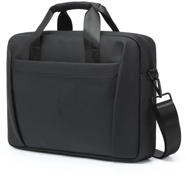 Main image of GAOCHY 13-14 Inch Granulated Shoulder Portable Laptop Bag, Compatible with MacBook Pro 14 M4/M3/M2/M1, ASUS Chromebook Flip CX1, HP 14" Laptop, Crossbody Laptop Bag, Meteorite Black