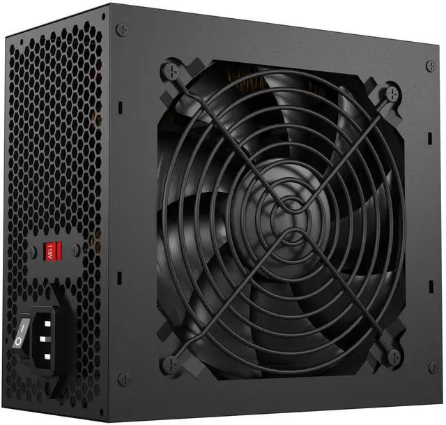 Alt view image 5 of 5 - Game 700W Power Supply PC PSU, 115-230 Voltage PFC Switch Power Protection, 5-Year Warranty
