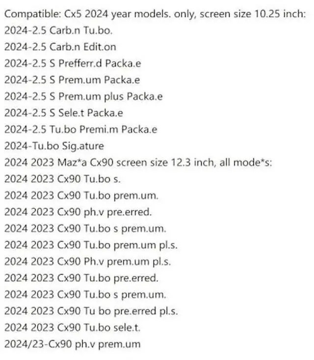 Alt view image 5 of 5 - JXTVANCL Navigation SD Card GPS Maps Compatible with 2024-2025 CX-5, 2023-2025 CX-90, 2024 CX-30/3, USA/CAN/MEX Maps