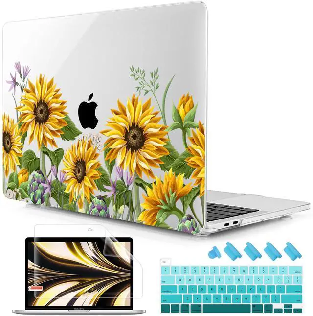Main image of Lepeoac for MacBook Pro 16 inch Case 2019 2020 Release Model A2141, Plastic Hard Shell Cover with Keyboard Cover & Screen Protector for MacBook Pro 16 inch with Touch Bar & Touch ID, Sunflowers