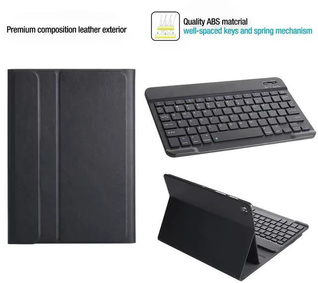 Alt view image 5 of 5 - Tab S6 Lite Keyboard Case with Backlit Magnetic Detachable Keyboard, PU Leather Cover w/S Pen Slot, Multi-Angle Stand, Spill-Resistant & Ergonomic Design for Productivity & Portability (Black)