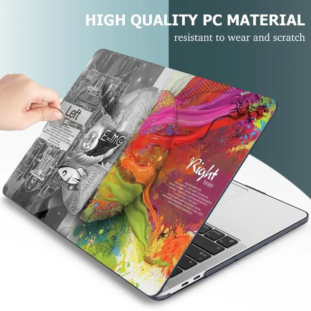 Alt view image 3 of 5 - May Chen for MacBook Pro 16 Inch Case 2020 2019 Release Model A2141, Plastic Hard Shell Case Cover for MacBook Pro 16 with Touch Bar & Touch ID Keyboard Cover - Brain