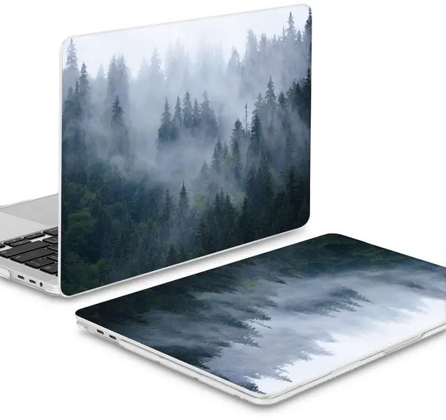 Alt view image 5 of 5 - Mektron for MacBook Pro 16 inch Case A2141 Release 2019 2020, Soft-Touch Plastic Hard Case Cover 16-inch Pro Retina Display with Touch Bar fits Touch ID, Fir Forest