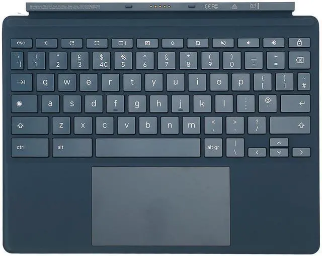 Main image of Keyboard TPN H101K Magnetic Keyboard for Chromebook X2 11 Da0023dx 11in Touchscreen Tablet, Magnetic Ultra Slim Keyboard with Touchpad, Portable Tablet Keyboard for Chromebook