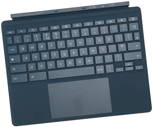Alt view image 2 of 5 - Keyboard TPN H101K Magnetic Keyboard for Chromebook X2 11 Da0023dx 11in Touchscreen Tablet, Magnetic Ultra Slim Keyboard with Touchpad, Portable Tablet Keyboard for Chromebook