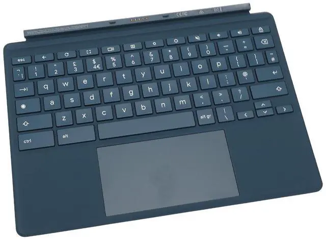 Alt view image 4 of 5 - Keyboard TPN H101K Magnetic Keyboard for Chromebook X2 11 Da0023dx 11in Touchscreen Tablet, Magnetic Ultra Slim Keyboard with Touchpad, Portable Tablet Keyboard for Chromebook