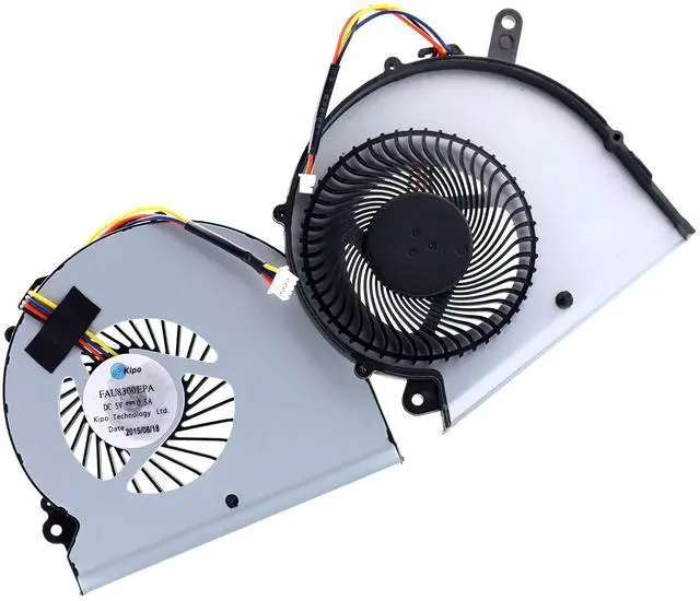 Alt view image 3 of 5 - Deal4GO CPU Cooling Fan BS505HS-U2M w/GPU Fan BS505HS-U2N for Gigabyte Aero 14 RP64 RP64W P64 Aero 15 X8 X9 15X-V8 15-Y9 15W (3rd Party)