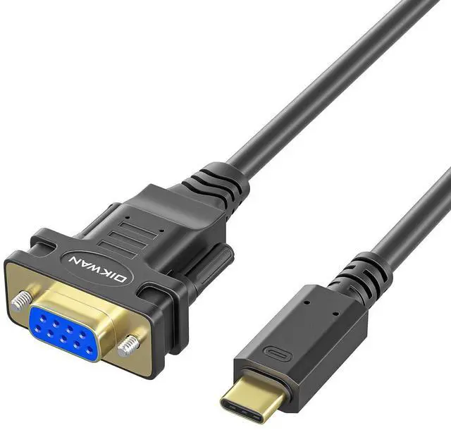 Alt view image 5 of 5 - OIKWAN USB Type C to RS232 DB9 Serial Port Adapter Cable and 6ft USB-Cto RS232 DB9 Serial Cable Female Converter Adapter with FTDI Chipset
