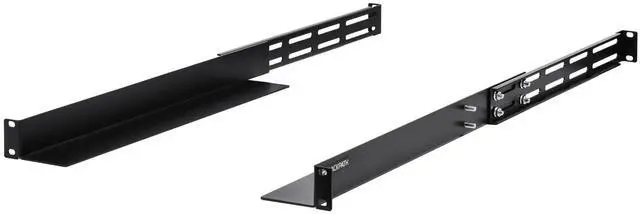 Alt view image 4 of 5 - RackPath 1U 4-Post Server Rack Rail, 20.2-32 Inch Adjustable Depth - 110lbs Capacity