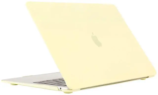 Alt view image 4 of 5 - Se7enline compatible with MacBook Pro 15 Case Matte Plastic Hard Cover 2016-2019 for Mac Pro 15 inch A1707/A1990 with Touch Bar Touch ID&Sleeve&Keyboard Cover&Screen Protector&Dust Plug, Mellow Yellow