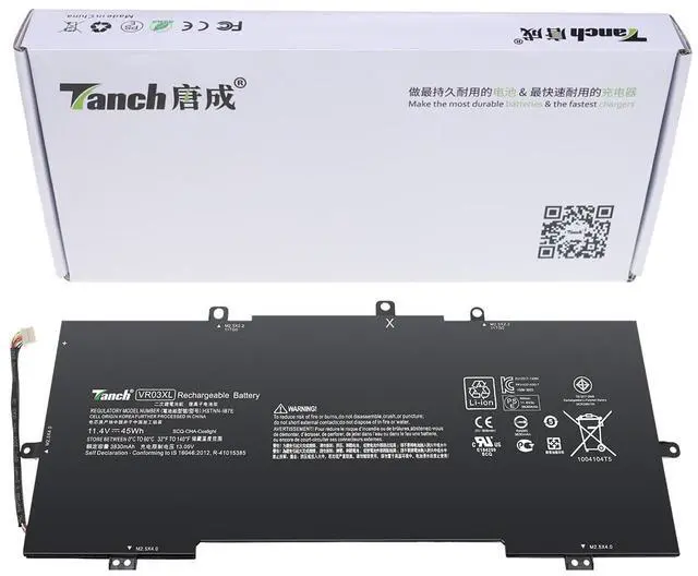 Main image of Tanch VR03XL Laptop Battery VR03045 816497-1C1 816243-005 816238-850 TPN-C120 Replacement for HP Envy 13-d001ns 13-d117tu 11,4V 3950mAh 45Wh