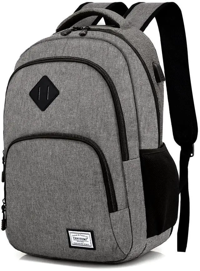 Main image of TANTOMI Travel Laptop Backpack, Carry On Backpack for Men Women Laptop Computer Work School Bag USB Port