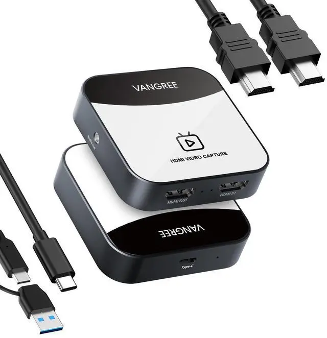 Main image of Capture Card for Nintendo Switch, 4K Audio Video Capture Card, USB C 3.0 1080P 60FPS HDMI Recorder for Gaming/Live Streaming/Video Conference, Works for Nintendo Switch/PS5/Xbox/OBS/Camera/PC