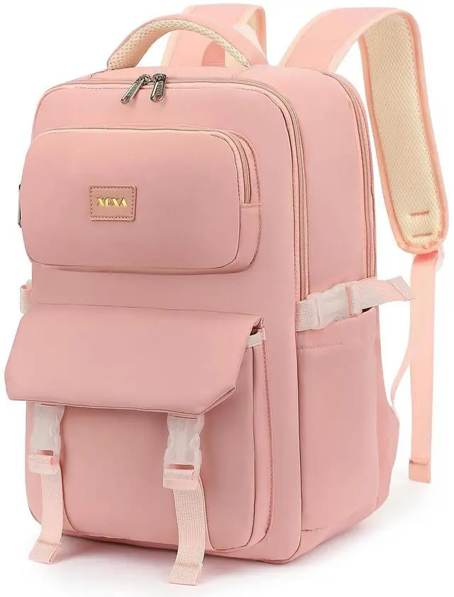 Main image of XQXA Travel Backpack For Women Men Flight Approved, Carry on Backpack Bag Luggage, Personal Item Backpack Bag, Laptop Backpack Casual Daypack for travel, work, daily life, business trips (Pink)