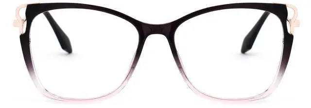 Main image of Zeelool Fashion Cat Eye Blue Light Blocking Glasses, Frame Glasses for Women Anti Eyestrain & UV from Computer Reading/TV/Phone JGX278890-04B Black-Pink