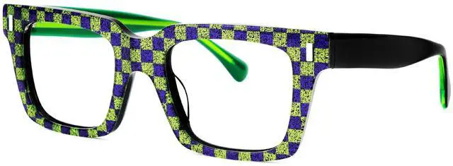 Main image of Zeelool Blue Light Glasses for Women Green Rectangle Eyeglasses Bluelight Blocking Chic Stylish Eyewear Glasses JGA694383-03B