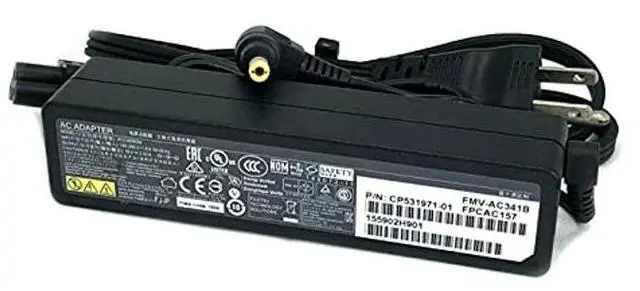 Alt view image 2 of 5 - 65W 19V 3.42A Ac Adapter for Fujitsu Lifebook E544 E554 E546 E556 E547 E557 E548 E558 E549 E559 E733 E743 E753 E734 E744 E754 E736 E746 E756 P727 P728 FPCAC157 A13-065N3A W/Power Cord