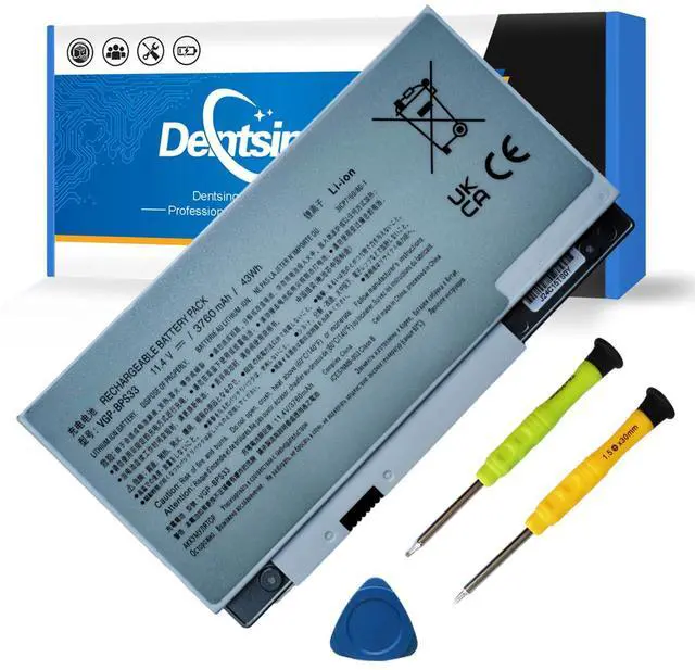 Main image of Dentsing VGP-BPS33 Laptop Battery Compatible with Sony Vaio Svt-14 Svt-15 T14 T15 Touchscreen Ultrabooks VAIO SVT14126CXS SVT14127CGS SVT14128CC SVT14127CG SVT14127CH Vaio SVT141A11L 11.4V 43Wh