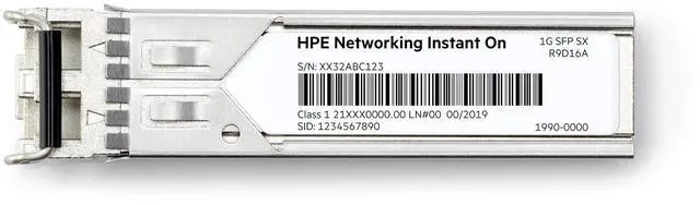 Alt view image 3 of 4 - HPE Networking Instant On 1G SFP LC SX Transceiver for Connections Up to 500 Meters (R9D16A)