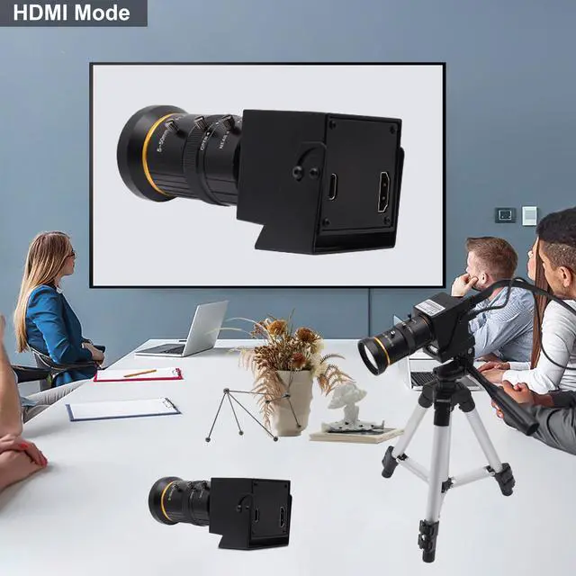 Alt view image 5 of 5 - SVPRO HDMI Camera 4K USB Camera HD Streaming Webcam with 5-50mm Telephoto Zoom Manual Lens Industrial Camera CS Mount 10X Optical Zoom Camera for PC Computer,Laptop,Monitor,TV