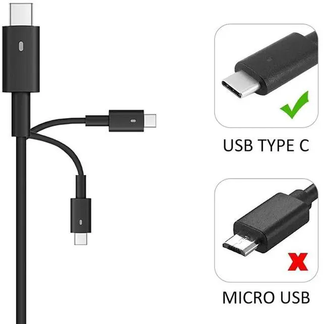 Alt view image 3 of 5 - 130W AC Adapter for Dell Laptop Charger USB C - Dell Computer Charger for XPS 15 17 9500 9520 9570 9575 9730 9530 9510 Precision 5550 5560 5570 3560 3570 3571 2in1 Latitude Type C Power Cord