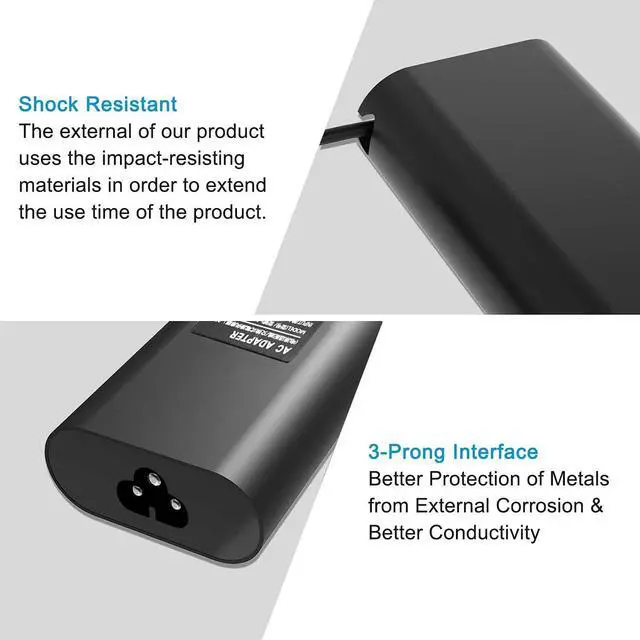 Alt view image 3 of 5 - HotTopStar 130W USB C Type C Laptop Charger for Dell XPS 15 9500 9575 17 9700, Precision 5750 5530 2in1, Latitude 7410 7310 7210 9410 9510 5420 5320 DA130PM170 HA130PM170 AC Power Adapter