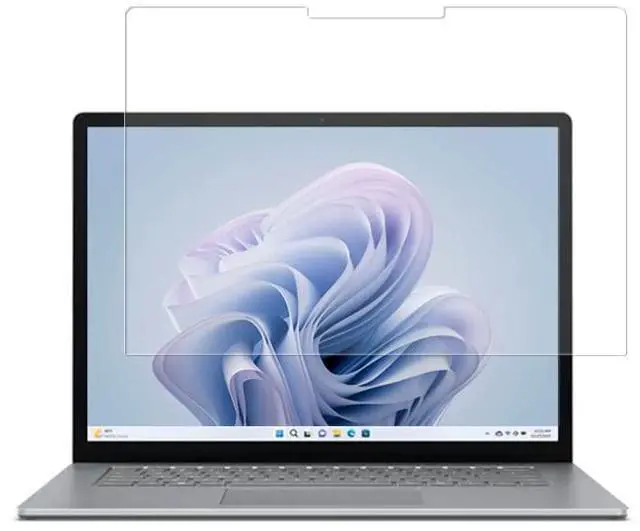 Alt view image 2 of 5 - ARMOR Flexible Glass Paper Texture Feel Screen Protector for Surface Laptop 3/4/5-15", Anti-Glare with Blue Light Filter