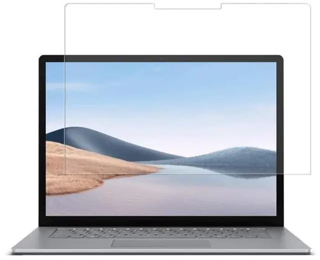 Alt view image 4 of 5 - ARMOR Flexible Glass Paper Texture Feel Screen Protector for Surface Laptop 3/4/5-15", Anti-Glare with Blue Light Filter