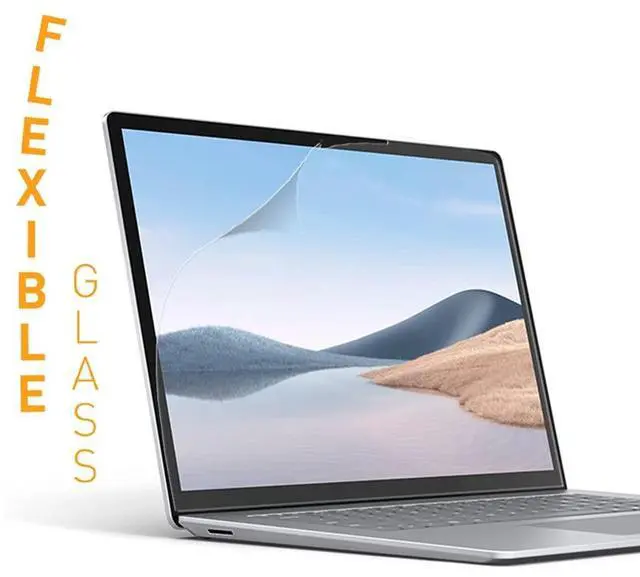 Alt view image 5 of 5 - ARMOR Flexible Glass Paper Texture Feel Screen Protector for Surface Laptop 3/4/5-15", Anti-Glare with Blue Light Filter