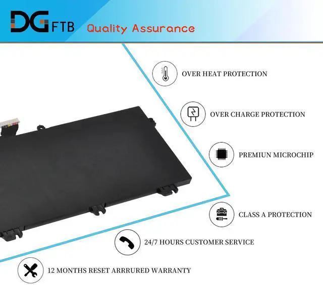 Alt view image 3 of 5 - DGTEC BP3S1P2100-S BP3S1P2100 Laptop Replacement Battery for Getac V110 V110C Series Rugged Notebook 441129000001 3ICP6/51/61(11.1V 24Wh/2100mAh)