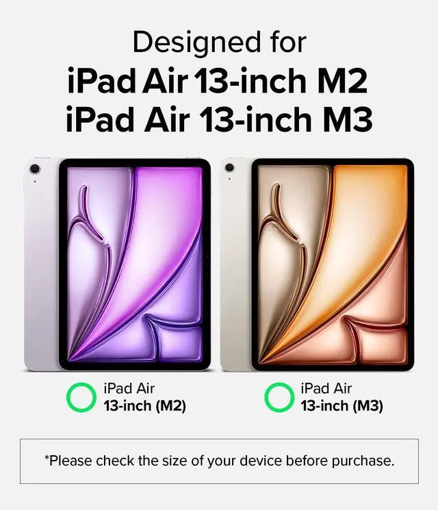 Alt view image 2 of 5 - Ringke Fusion Sketch Stand [Case + Stand] Compatible with iPad Air 13 Inch Case (M3 2025 & M2 2024), Non Yellowing Wobble Free Cover for Writing and Drawing - Black