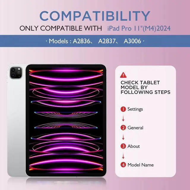 Alt view image 2 of 5 - riwezox iPad Pro 11" Magic Keyboard Case 2024 (M4 A2836/A2837), Magnetic Trackpad Keyboard for iPad Pro 11" 5th Gen 2024-1.5lbs Ultra-Light & Backlight Keys