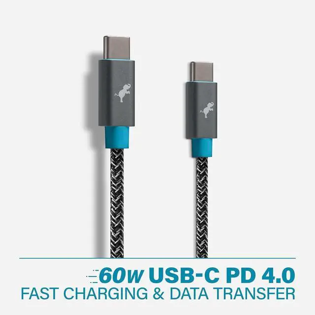 Alt view image 2 of 5 - Nimble USB C to USB C Cord (3M/10FT) - Type C Charger Fast Charging Cord for Apple iPhone 16/15 Pro Max Android Samsung, USB C Charger for iPad mini, MacBook Air/Pro 2022/2021/2020/2019/2018 and More