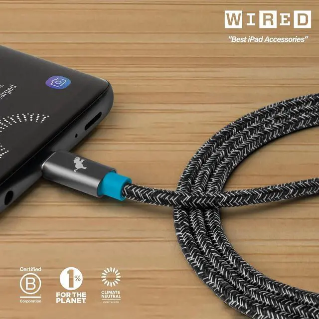 Alt view image 5 of 5 - Nimble USB C to USB C Cord (3M/10FT) - Type C Charger Fast Charging Cord for Apple iPhone 16/15 Pro Max Android Samsung, USB C Charger for iPad mini, MacBook Air/Pro 2022/2021/2020/2019/2018 and More