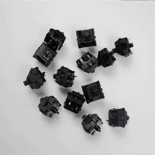 Alt view image 5 of 5 - Mciepny Gateron Oil King V2 Linear Keyboard Switch,5 Pin 55gf Pre-lubed Switches for Mechanical Gaming Keyboard(108pcs,Oil King)