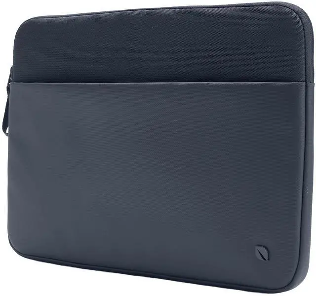 Main image of Incase A.R.C. Sleeve with ReSpun Recycled Polyester - 15 inch and 16 inch MacBook/Laptop & iPad/Tablet Case - Cushioned Faux Fur Lining, External Zippered Slip Pocket - Navy