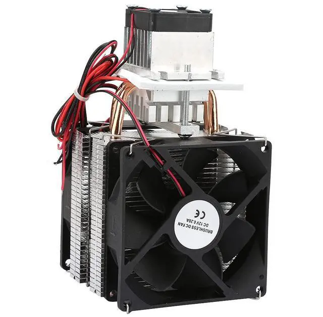 Alt view image 4 of 5 - DC 12V 5A Semiconductor Refrigerator Thermoelectric Cooler Thermoelectric Peltier Semiconductor Refrigeration DIY Mini Fridge with Fan(#1:Cooler)