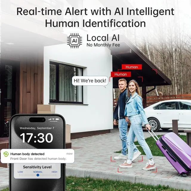 Alt view image 5 of 5 - SYMYNELEC Light Bulb Security Camera: 5G WiFi Socket Camera Outdoor - Wireless Lightbulb Camera Waterproof for Home with Night Vision Motion Detection 2Packs