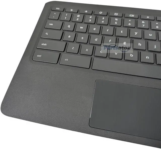 Alt view image 4 of 5 - Rinbers Laptop Palmrest Upper Case Top Cover with US English Keyboard Touchpad Assembly Replacement for HP Chromebook 11 11A G6 EE L92224-001 L52192-001